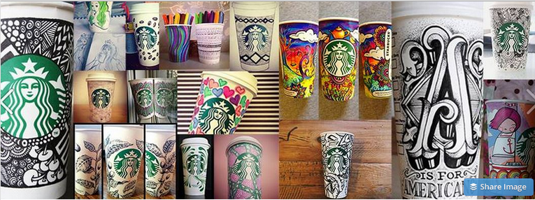 Starbucks White Cup Challenge